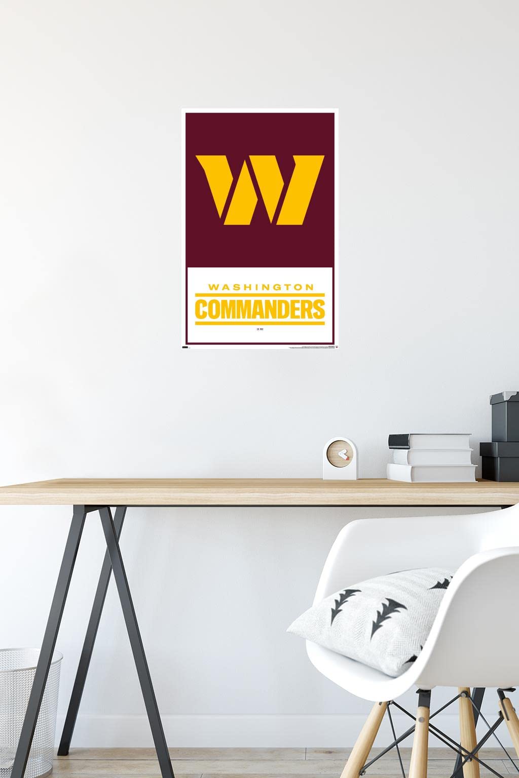 Washington Commanders Logo - Amazon.com: Trends International NFL Washington Commanders - Logo 22 Wall  Poster, 14.725