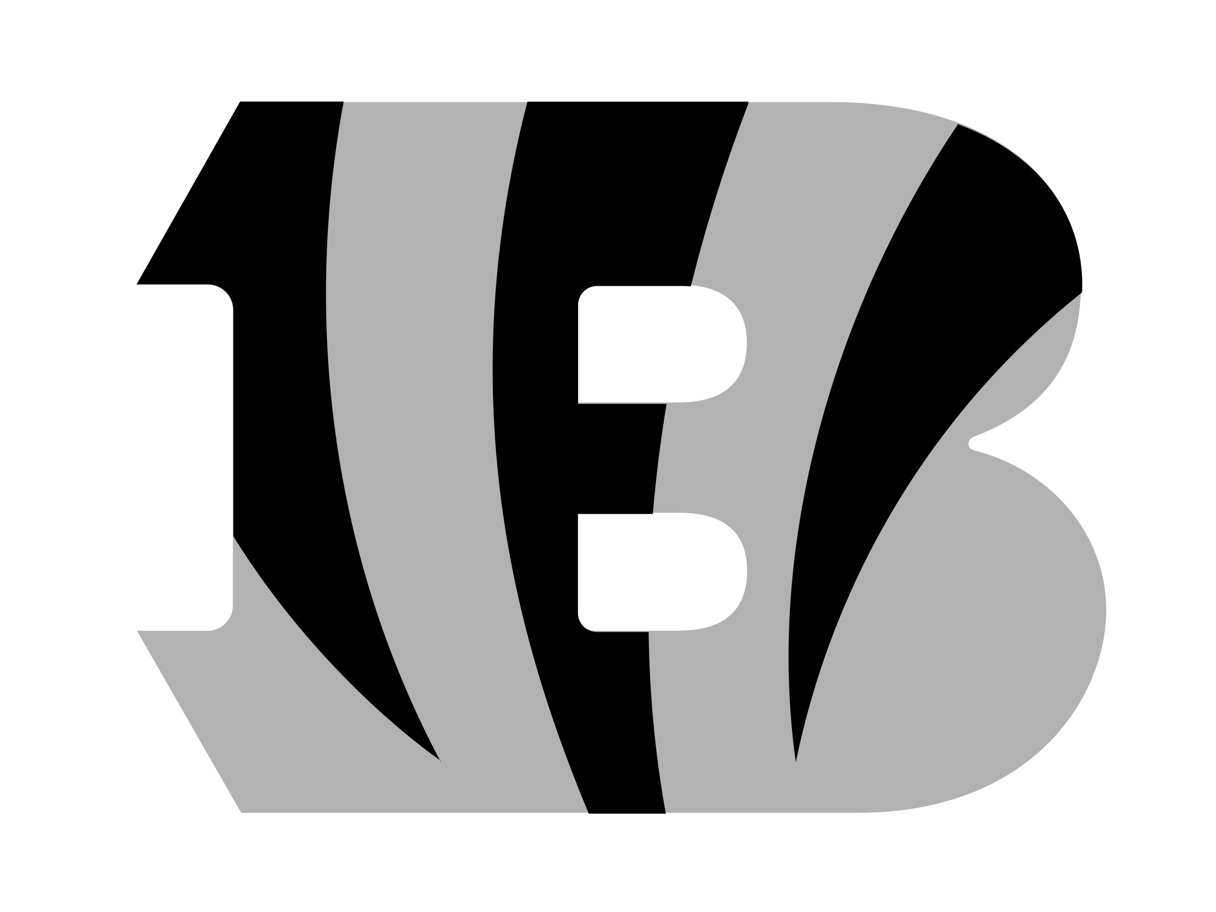 Cincinnati Bengals Logo - Black White Logo Bengals Cincinnati PNG Transparent Background, Free  Download #49674 - FreeIconsPNG