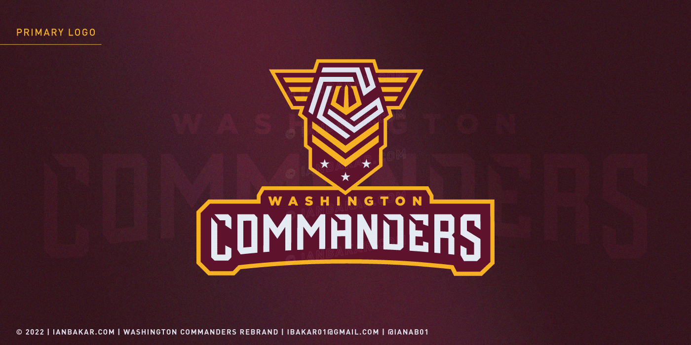 Washington Commanders Logo - Rebranding the Washington Commanders :: Behance