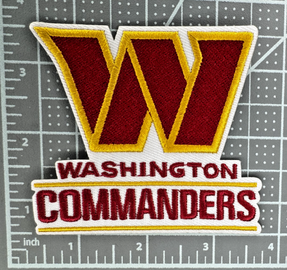 Washington Commanders Logo - Washington Commanders NFL Team Logo Embroidered 3in Iron / Sew-On Patch
