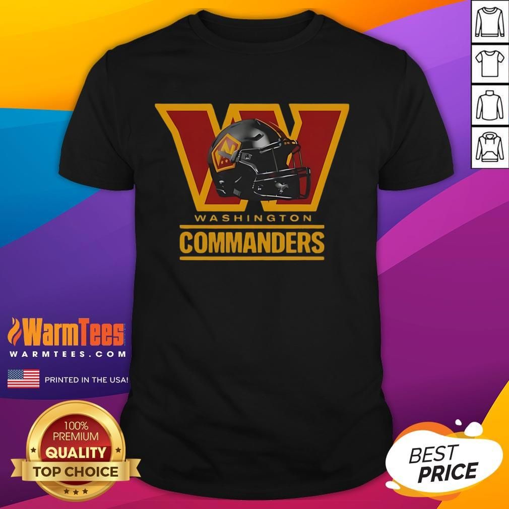 Washington Commanders Logo - Official Washington Commanders Football Club Helmet Logo Sport Lover  T-Shirt - WarmTees