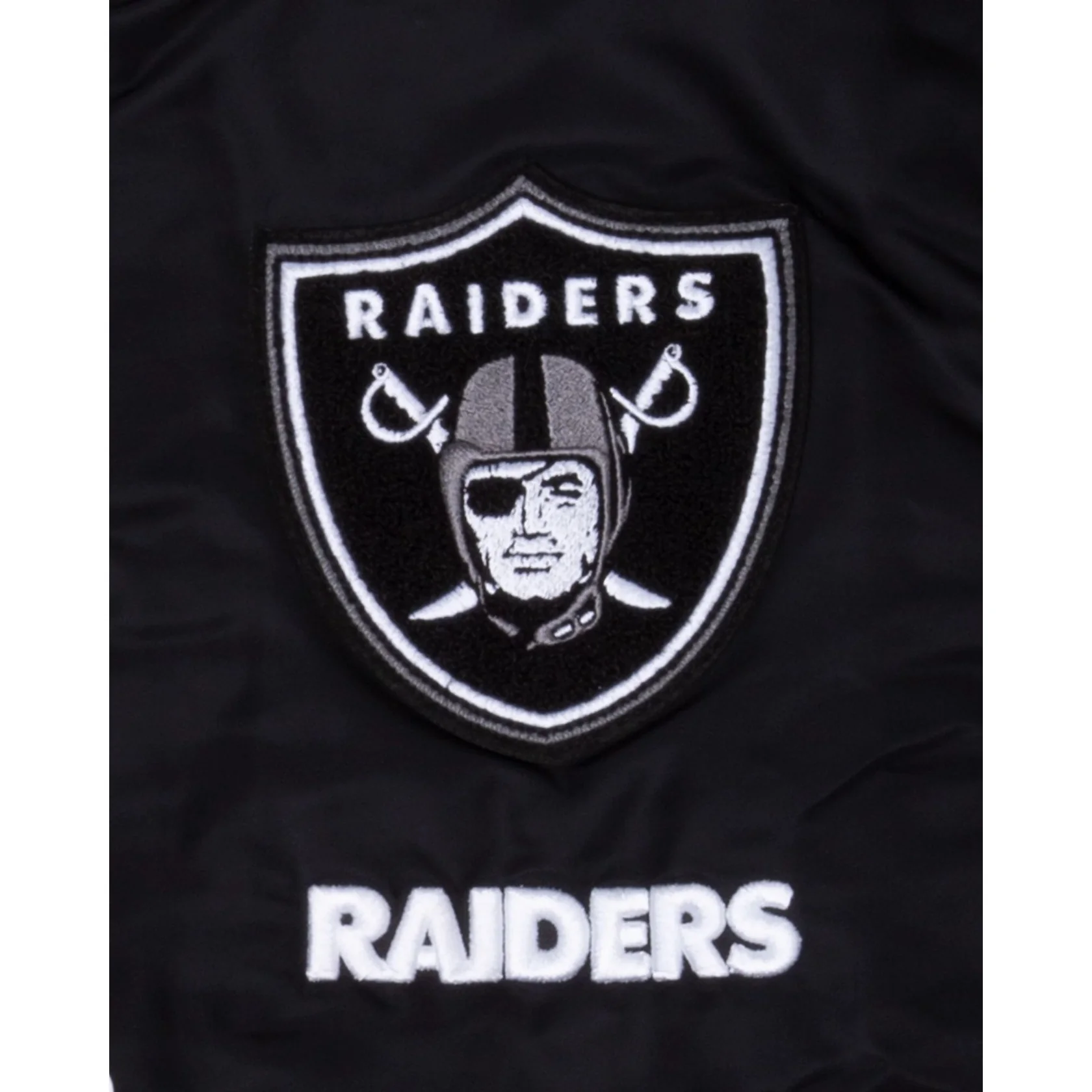 Las Vegas Raiders Logo - LAS VEGAS RAIDERS MEN'S LOGO SELECT BLACK JACKET – JR'S SPORTS