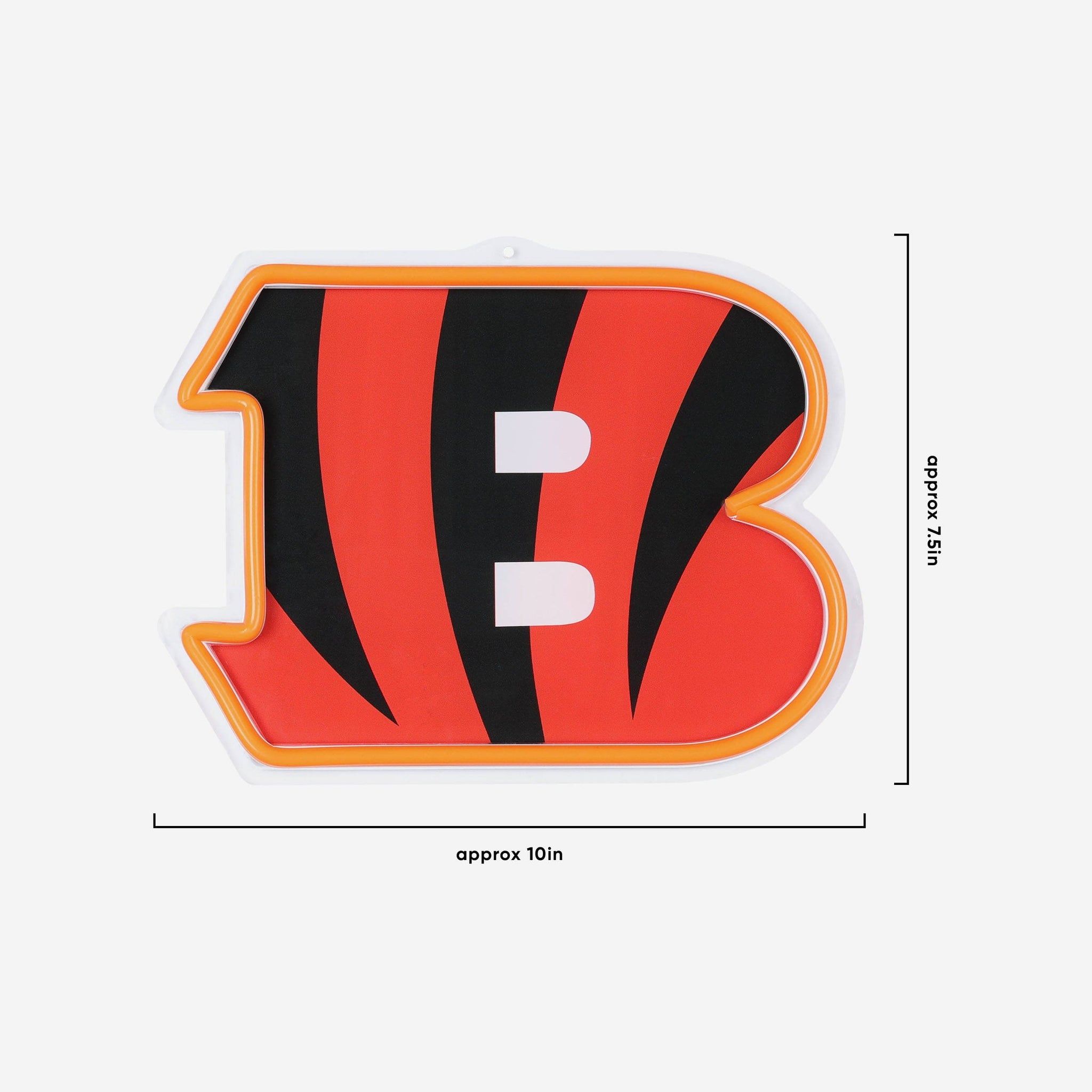 Cincinnati Bengals Logo - Cincinnati Bengals Neon Light Up Big Logo Chain FOCO