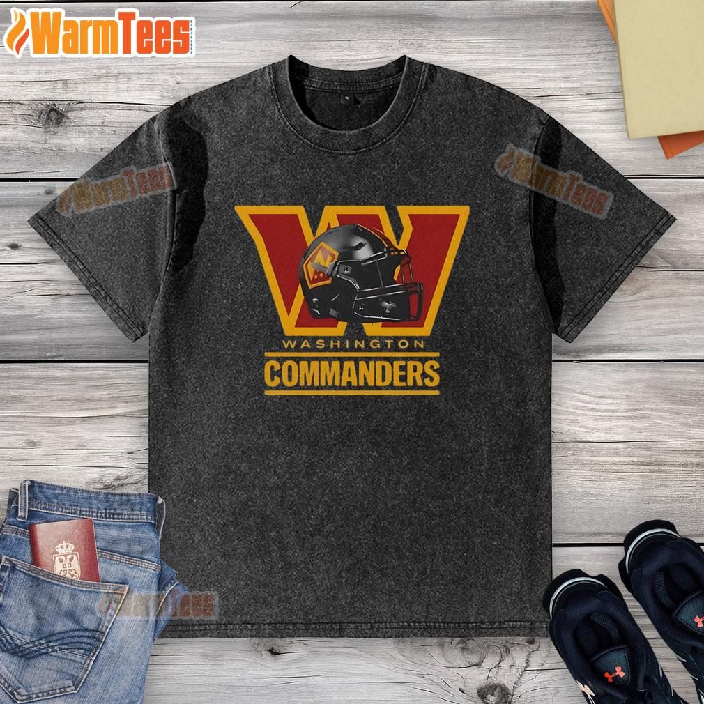 Washington Commanders Logo - Official Washington Commanders Football Club Helmet Logo Sport Lover  T-Shirt - WarmTees