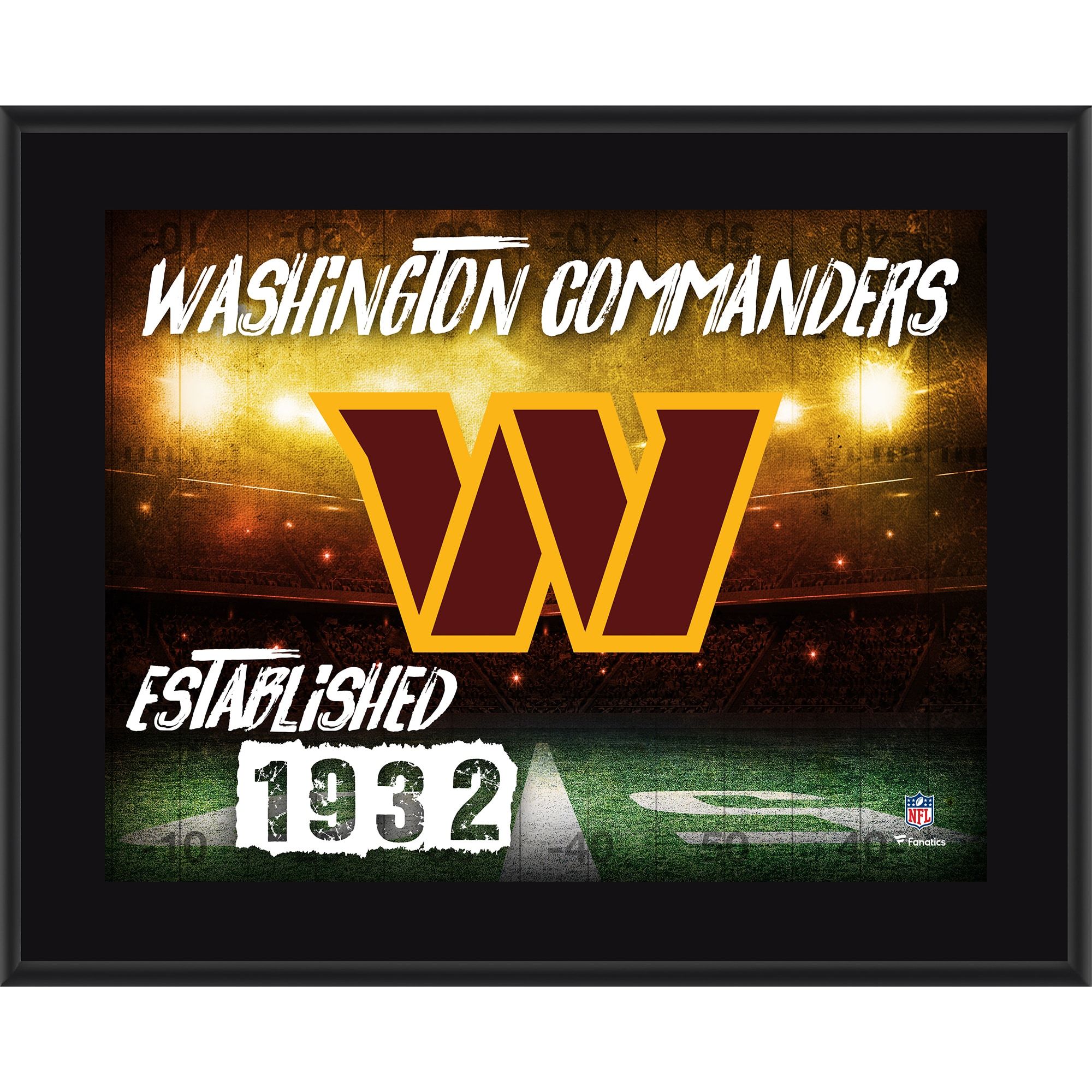 Washington Commanders Logo - Washington Commanders Fanatics Authentic 10.5
