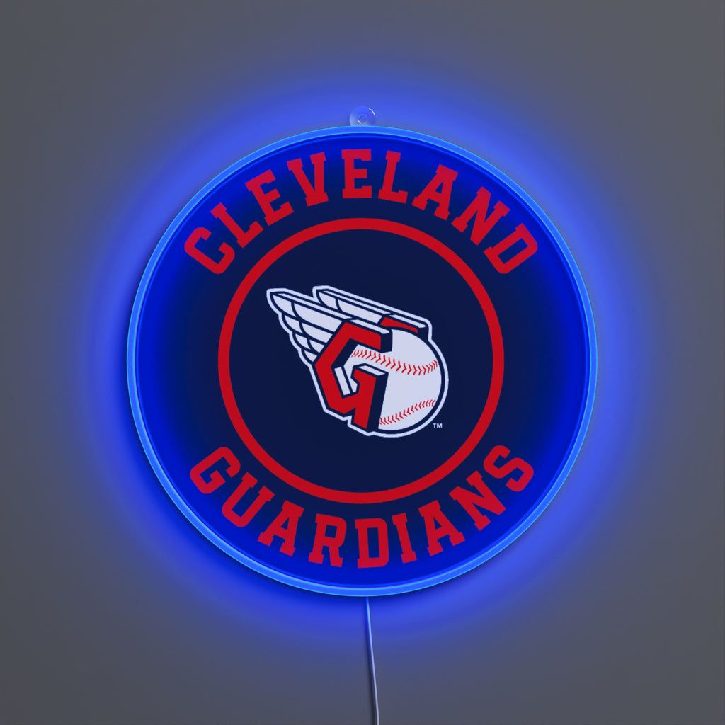 Cleveland Guardians Logo - Cleveland Guardians Rounded Logo, LED neon sign