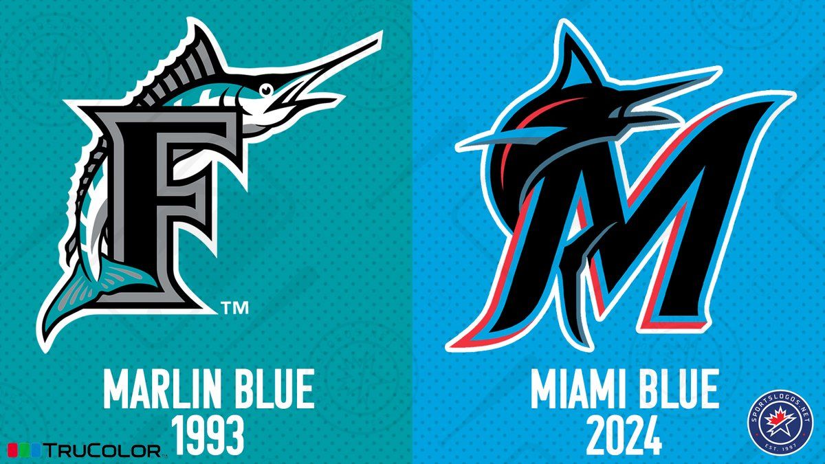 Miami Marlins Logo - Mlb Baseball Miami Marlins Logo History The Evolution Of Every MLB Team's  Logo Page 13 Of