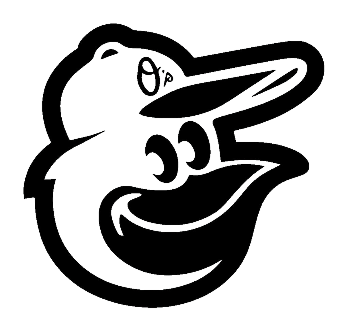 Baltimore Orioles Logo - Baltimore Orioles logo MLB Vinyl Decal Window Laptop Any Size Any Color