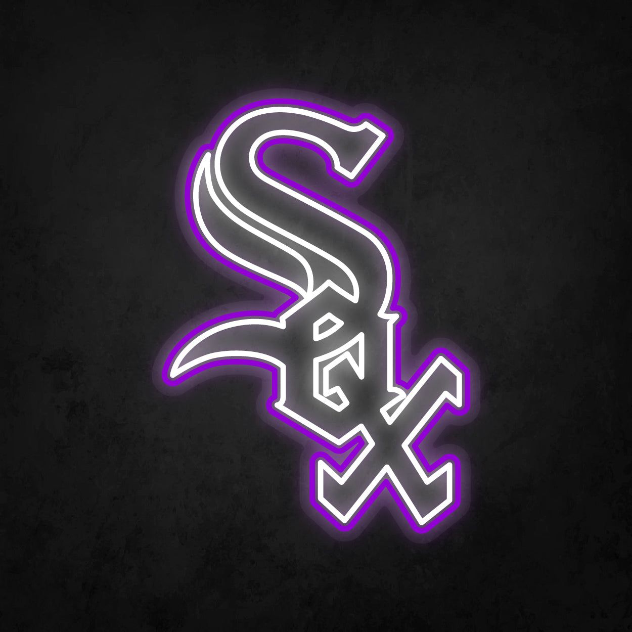 Chicago White Sox Logo - LED Neon Sign - Chicago White Sox Large – Self Signs