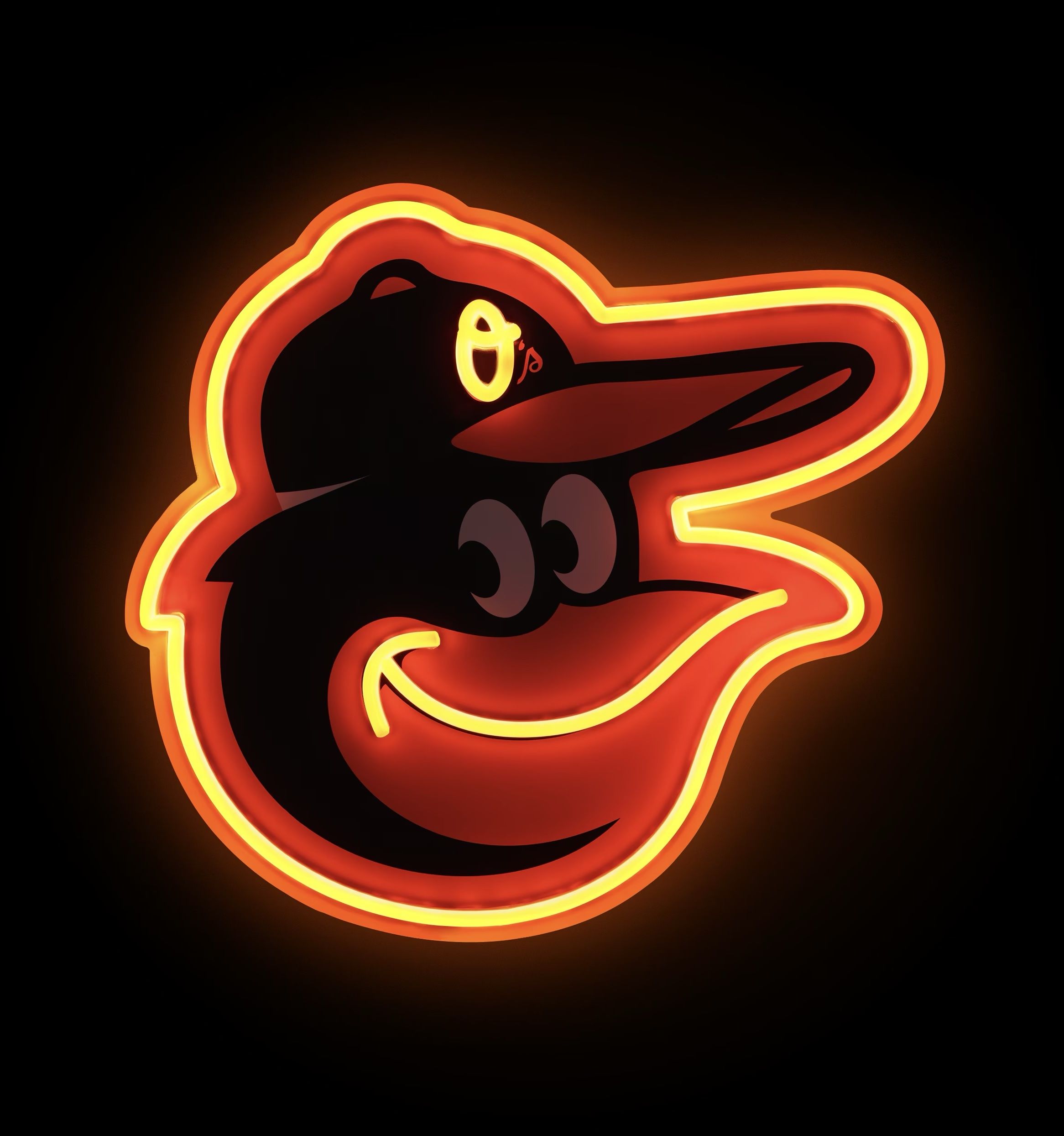Baltimore Orioles Logo - Baltimore Orioles LED neon Light up team logo sign