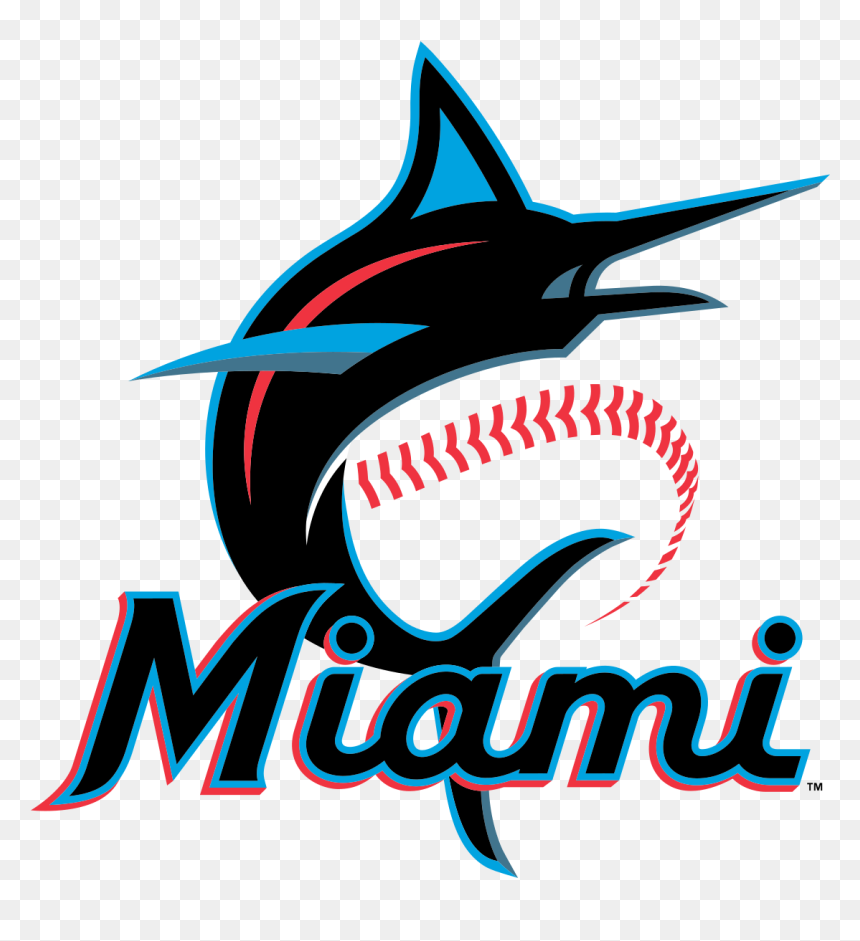 Miami Marlins Logo - Miami Marlins Logo Transparent, HD Png Download - vhv
