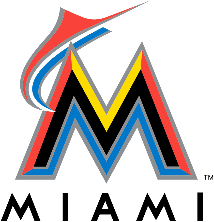 Miami Marlins Logo - Miami Marlins Logo - Primary Logo - National League (NL) - Chris Creamer's  Sports Logos Page - SportsLogos.Net