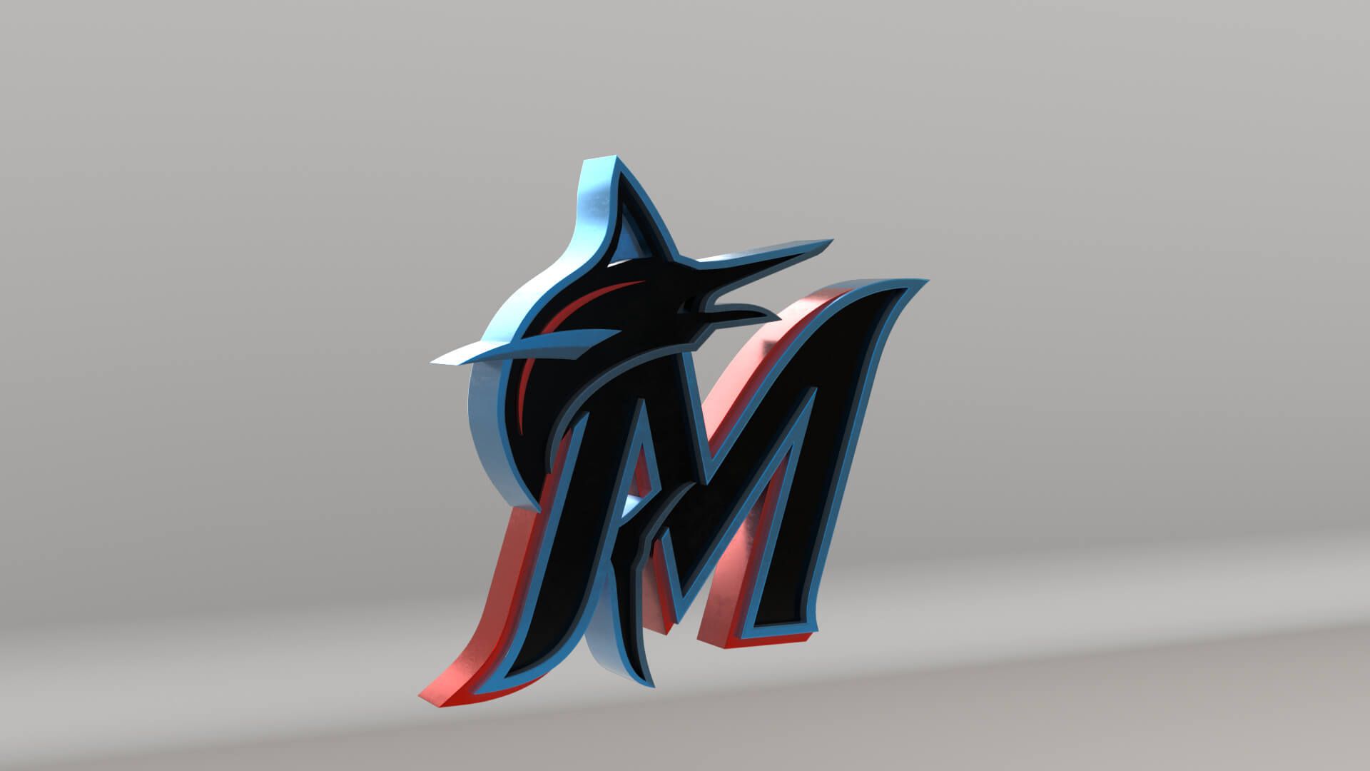 Miami Marlins Logo - MLB Miami Marlins Team Logo Bundle by guimart
