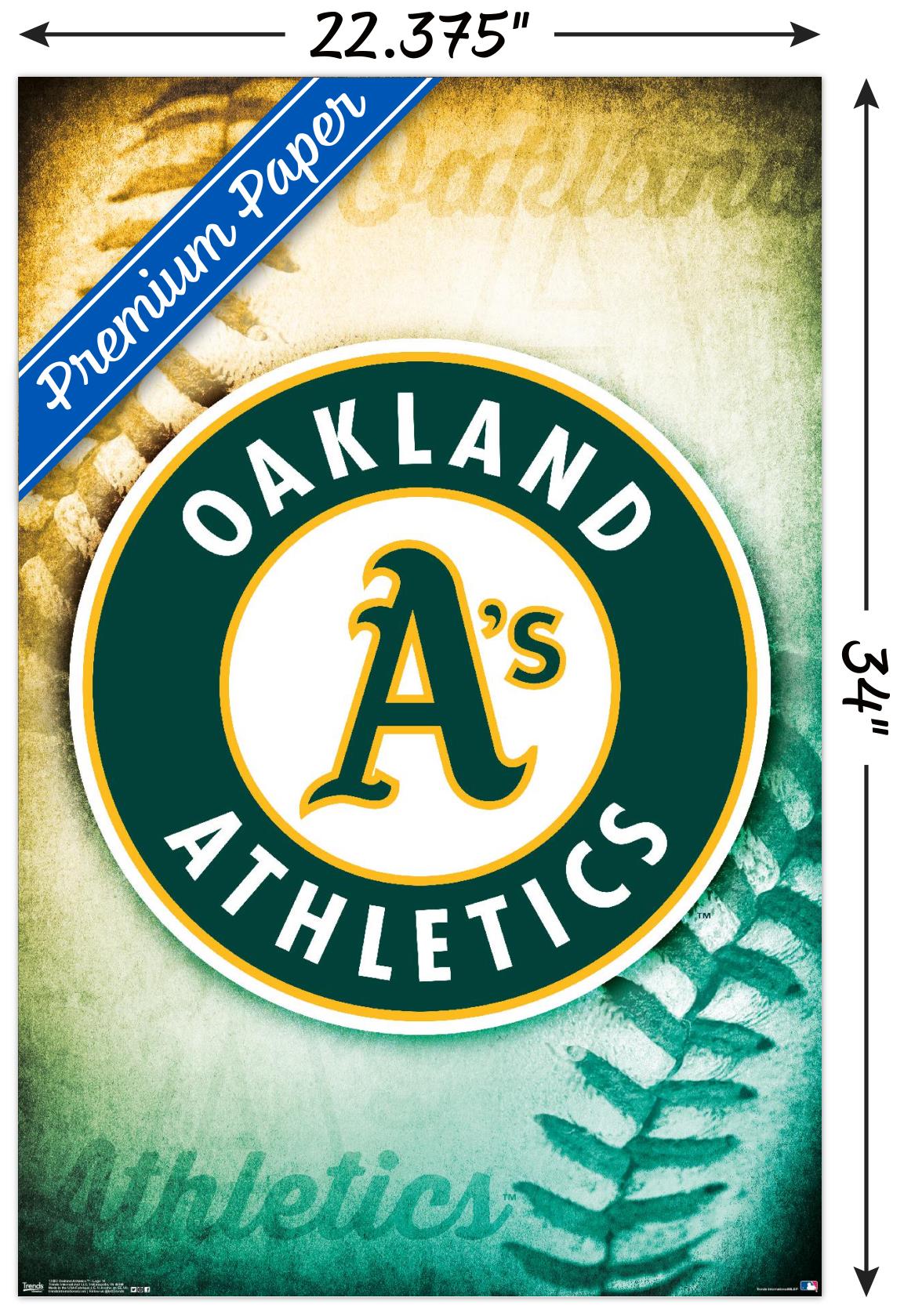 Oakland Athletics Logo - MLB Oakland Athletics - Logo Poster | eBay