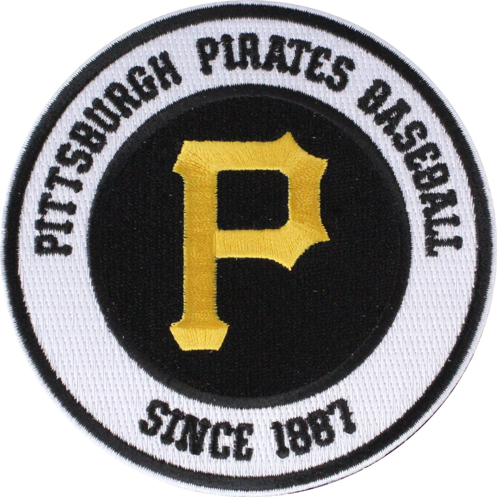 Pittsburgh Pirates Logo - Pittsburgh Pirates Established 1887 Round Secondary Team Logo Patch
