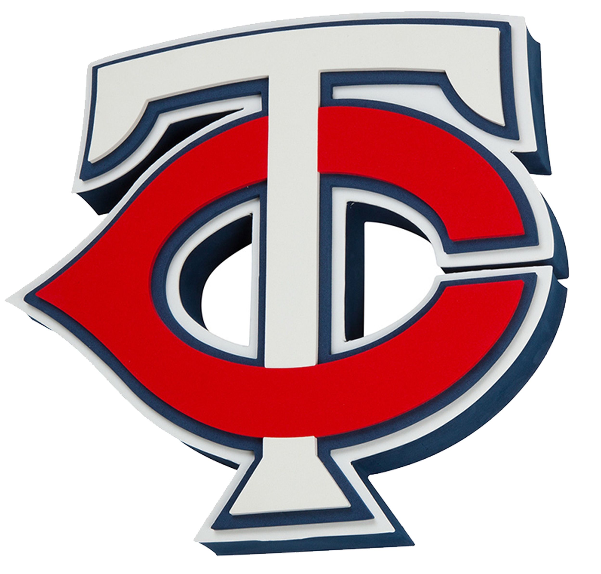 Minnesota Twins Logo - Minnesota Twins MLB 3D Fan Foam Logo Sign