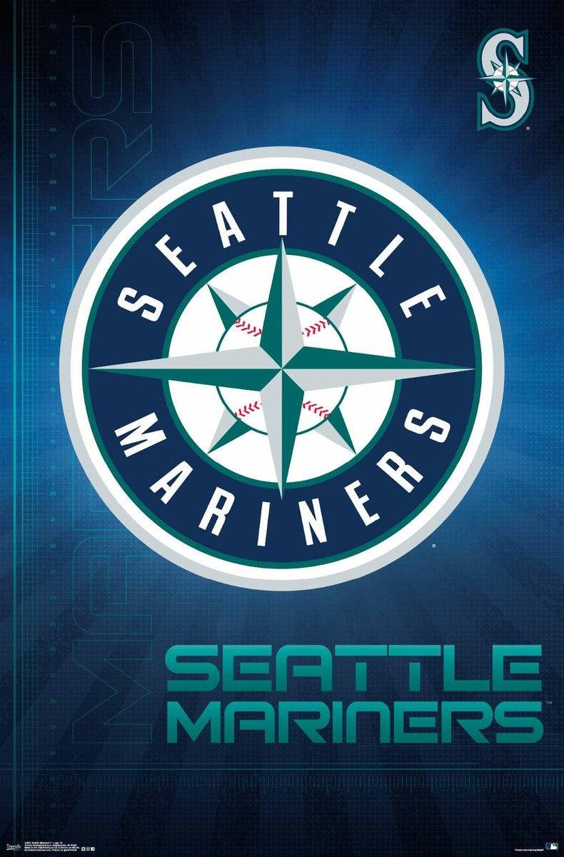 Seattle Mariners Logo - MLB Seattle Mariners - Logo Poster