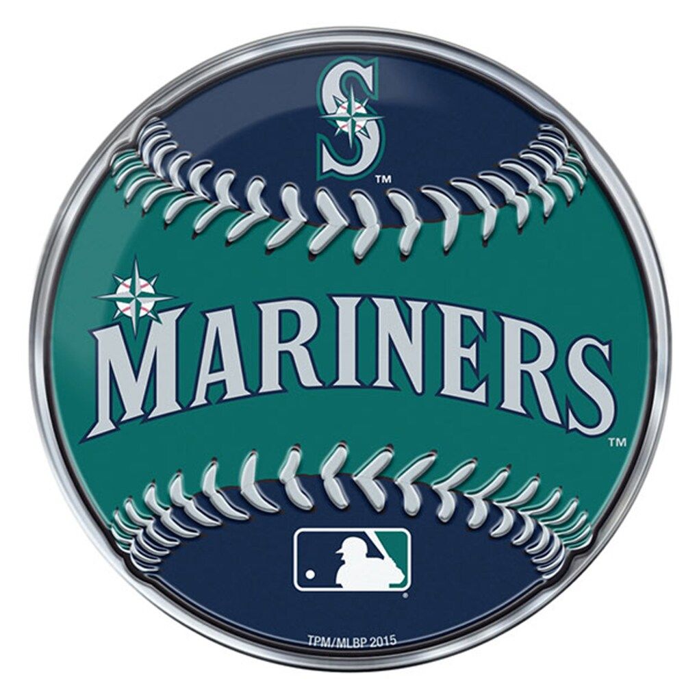 Seattle Mariners Logo - Seattle Mariners Baseball Emblem Decal