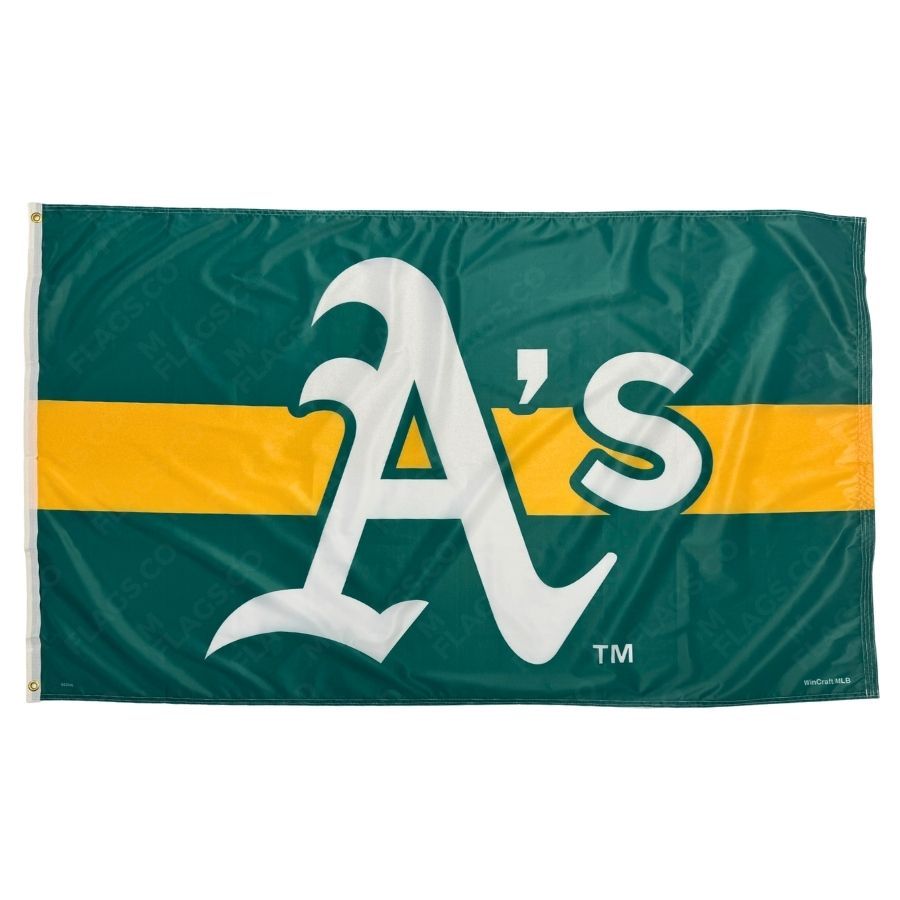 Oakland Athletics Logo - Oakland Athletics Flag