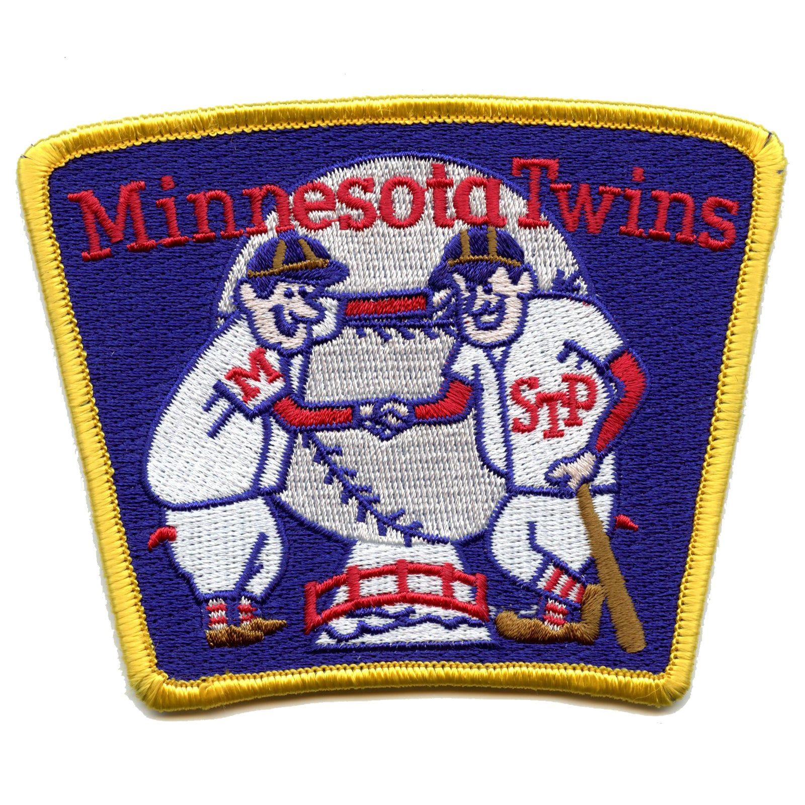 Minnesota Twins Logo - Minnesota Twins 'Shaking Hands' 60's Retro Logo Jersey Sleeve Patch