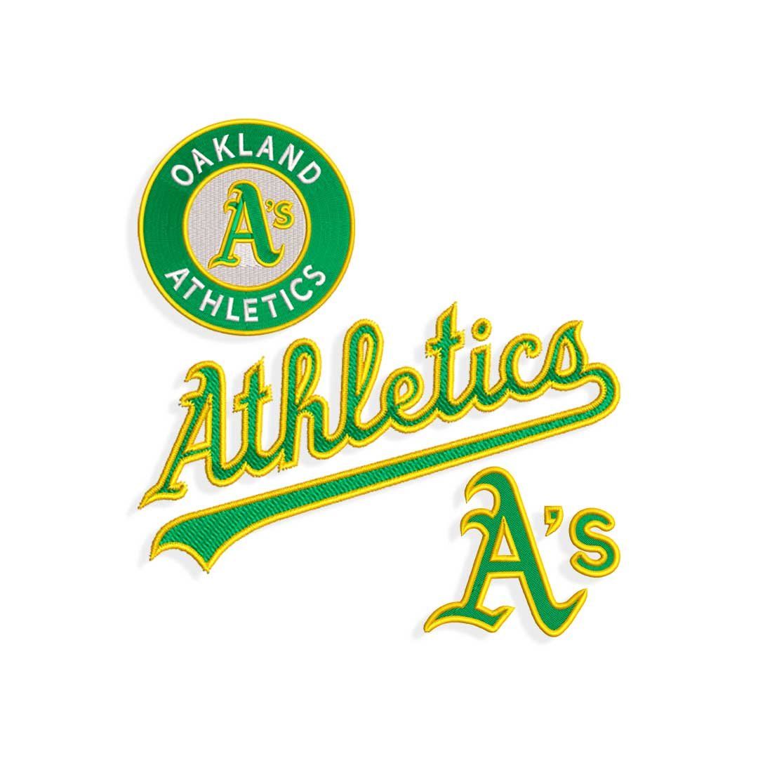 Oakland Athletics Logo - Oakland Athletics Embroidery design files