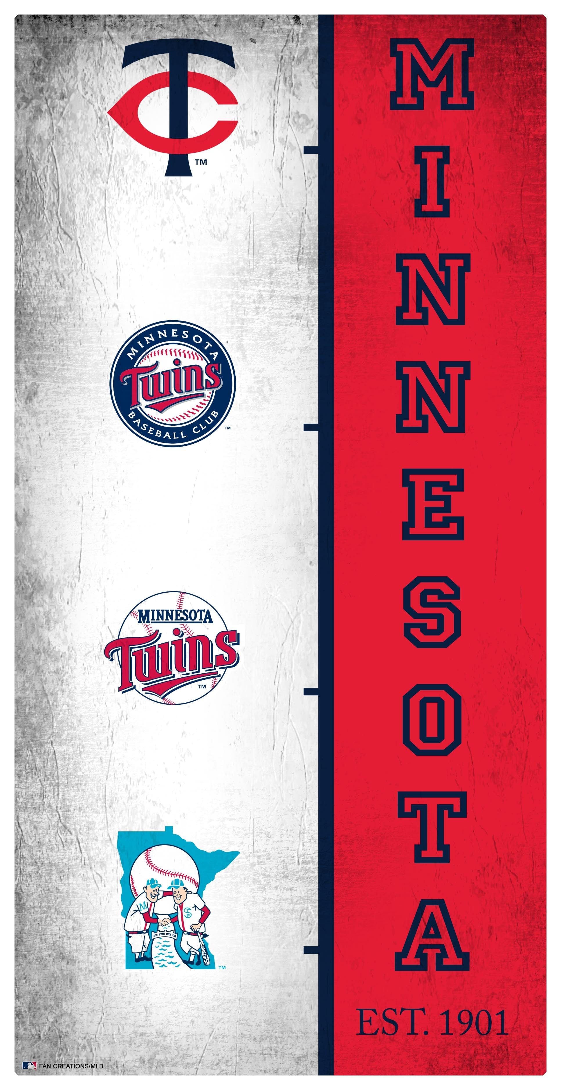 Minnesota Twins Logo - fan creations Minnesota Twins Team Logo Progression 6x12 Store | Hots
