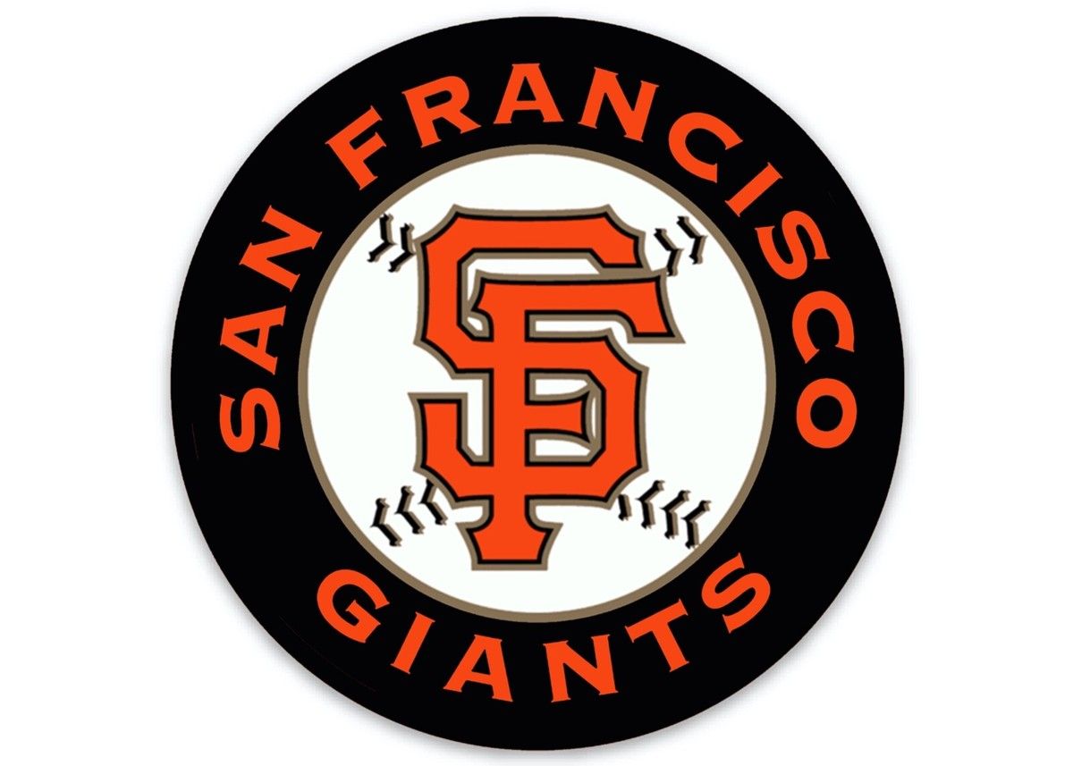 San Francisco Giants Logo - San Francisco Giants Classic Logo Type MLB Baseball Die-Cut Round MAGNET |  eBay