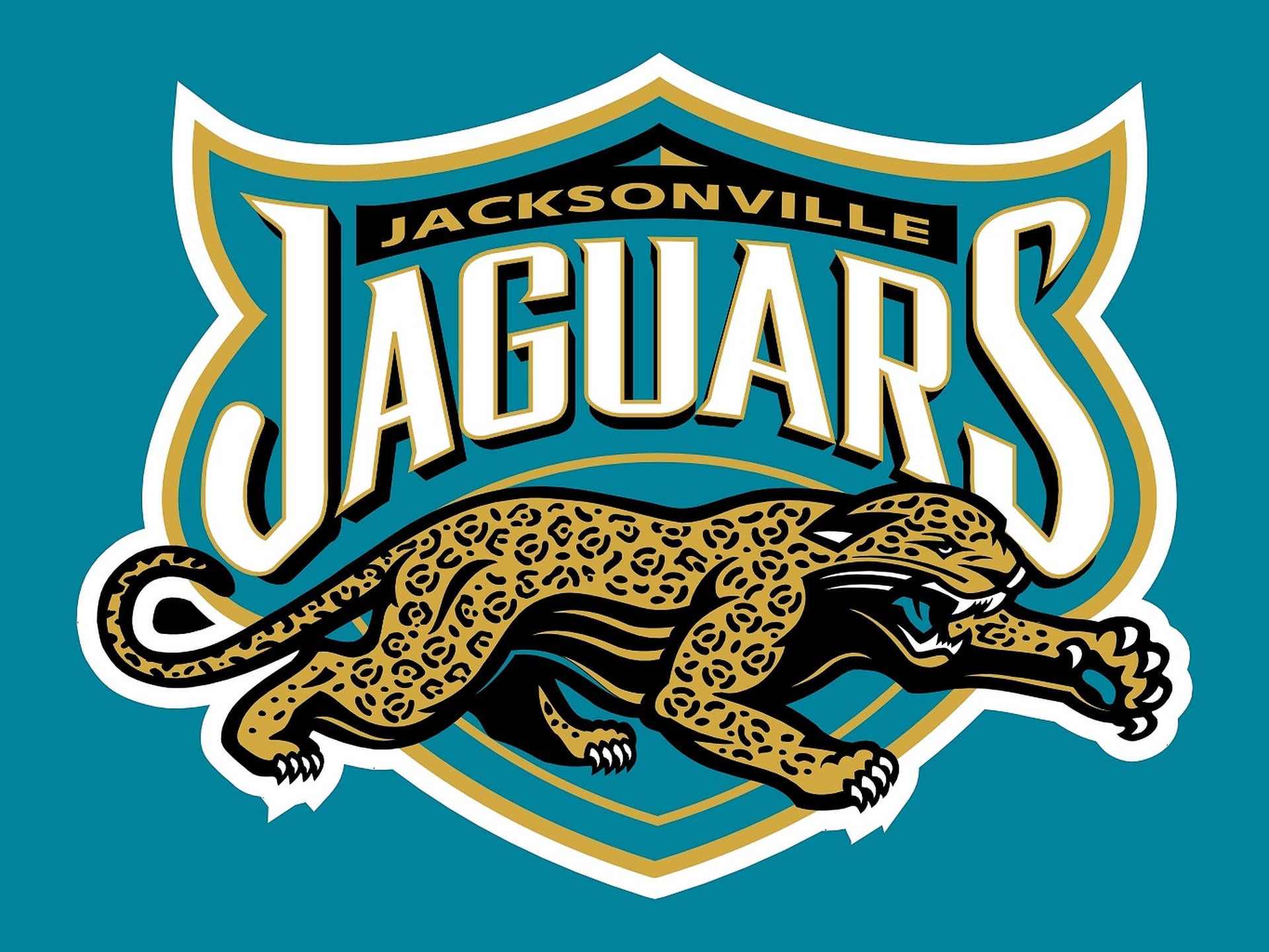 Jacksonville Jaguars Logo - Download Vintage Jacksonville Jaguars Logo Wallpaper | Wallpapers.com