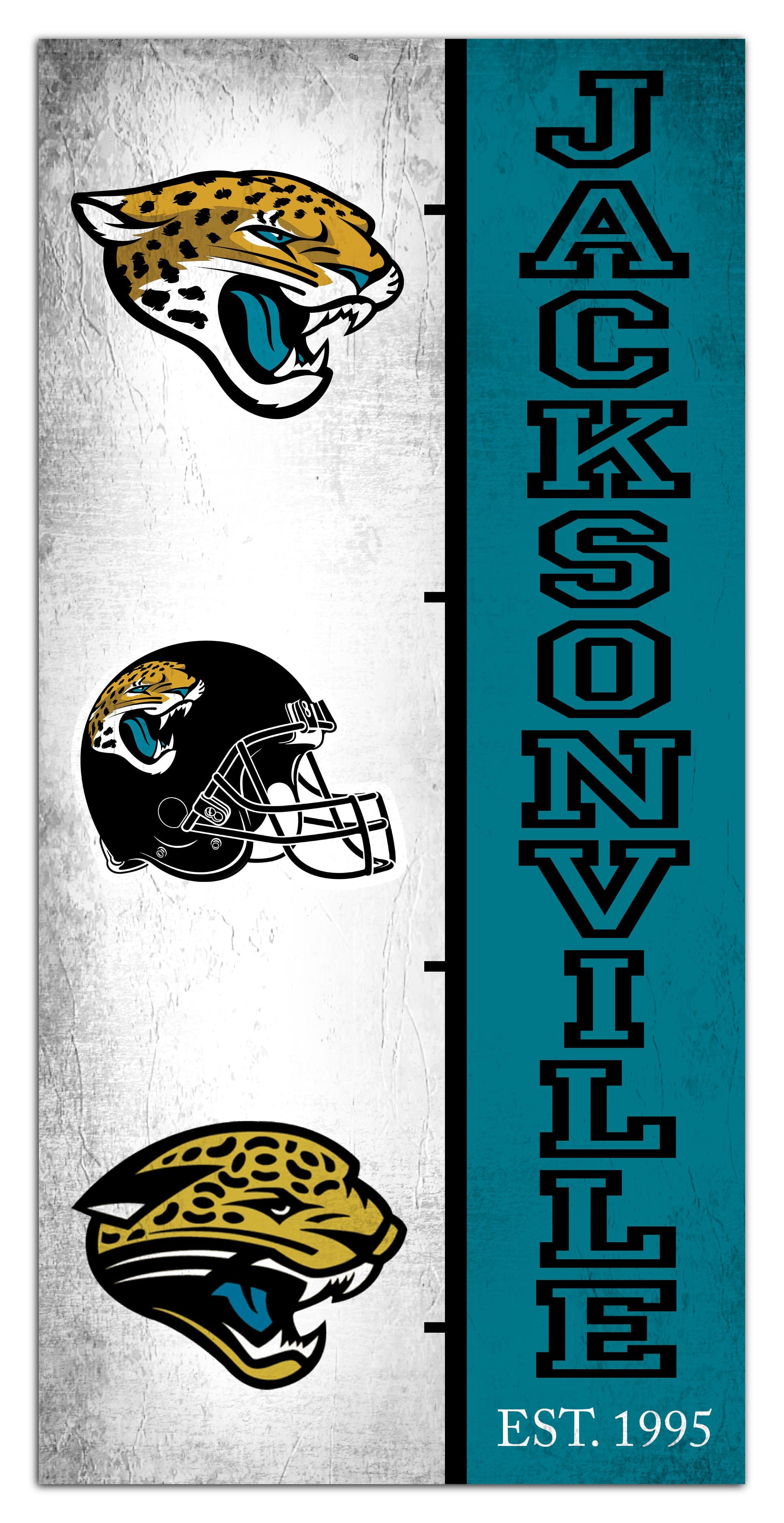 Jacksonville Jaguars Logo - fan creations Jacksonville Jaguars Team Logo Progression 6x12 Outlet Online  | Hots