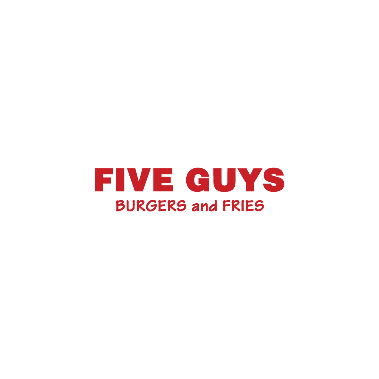 Five Guys Logo - FIVE GUYS BURGERS & FRIES | Issaquah | Issaquah Commons