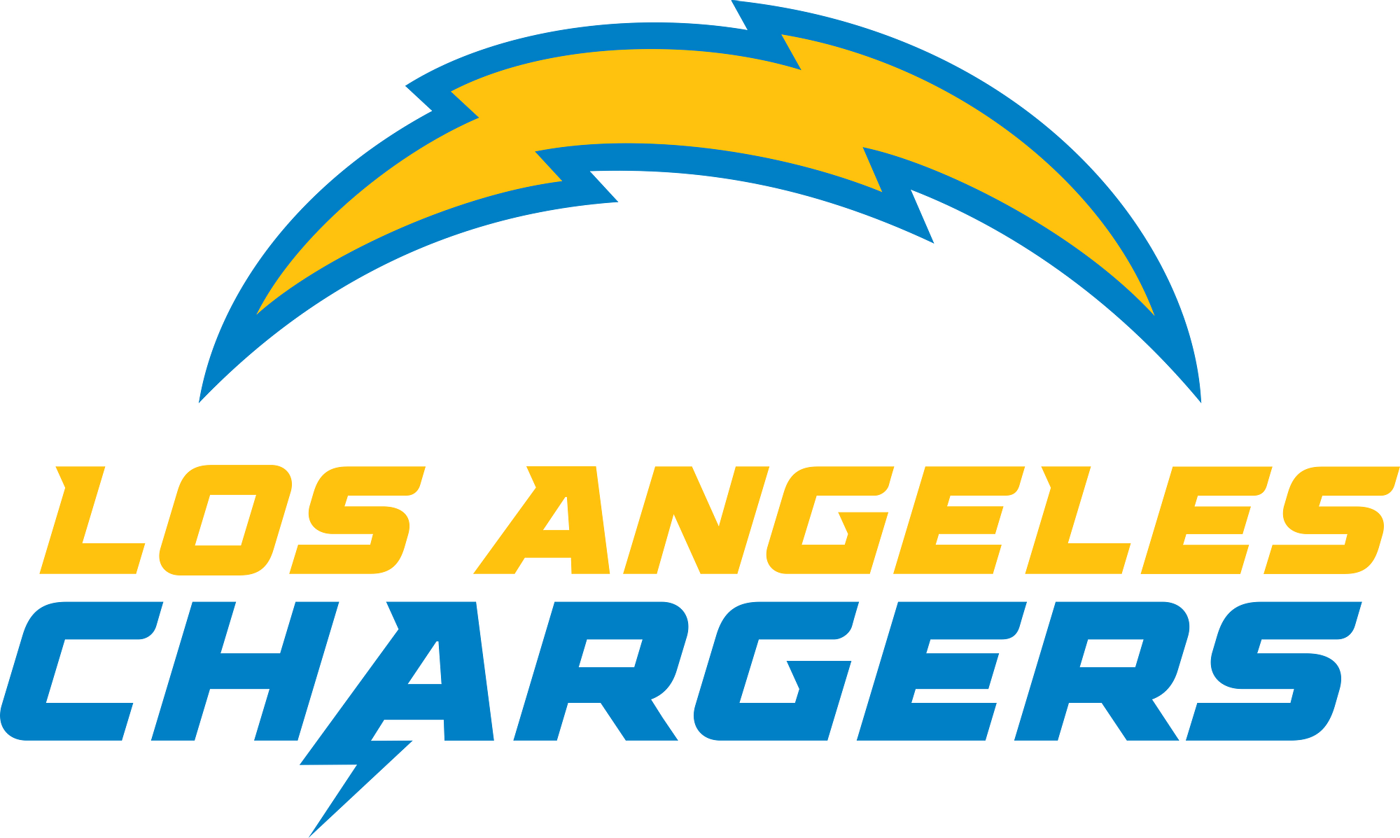 Los Angeles Chargers Logo - Los Angeles Chargers full logo transparent PNG - StickPNG