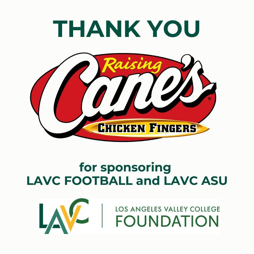 Raising Canes Logo - LAVC Welcomes Raising Cane's | Los Angeles Valley College Foundation