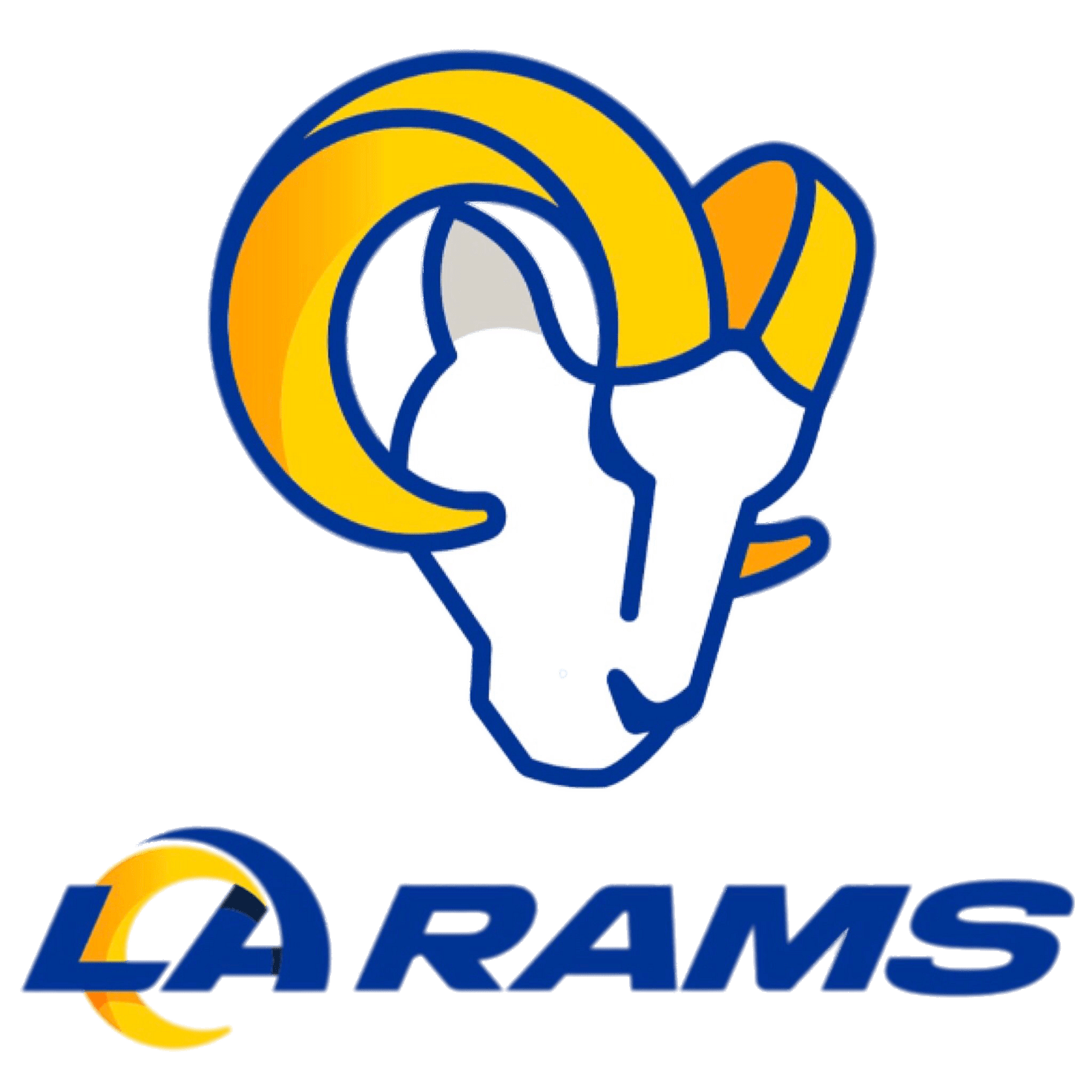 Los Angeles Rams Logo - Los Angeles Rams full logo transparent PNG - StickPNG