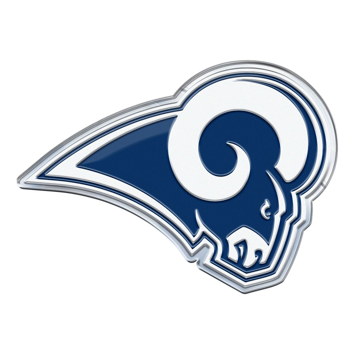 Los Angeles Rams Logo - Los Angeles Rams Aluminum Embossed Football Logo Emblem
