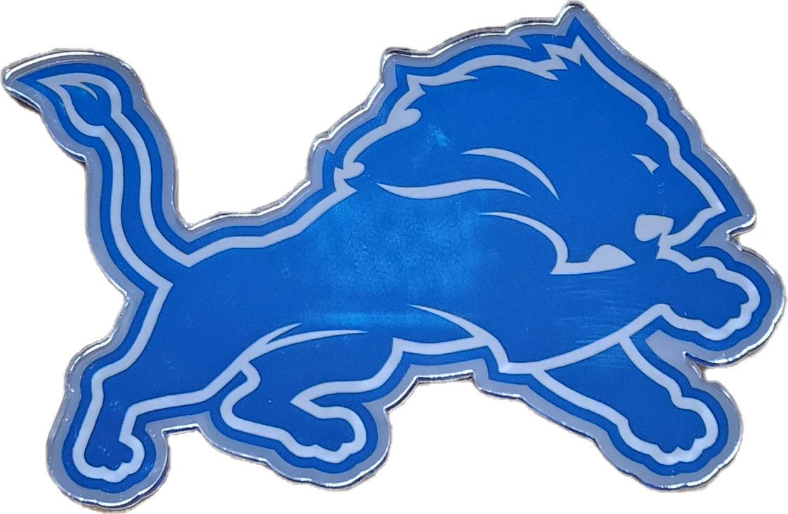 Detroit Lions Logo - Detroit Lions Wincraft Logo Auto Emblem - 614934218075