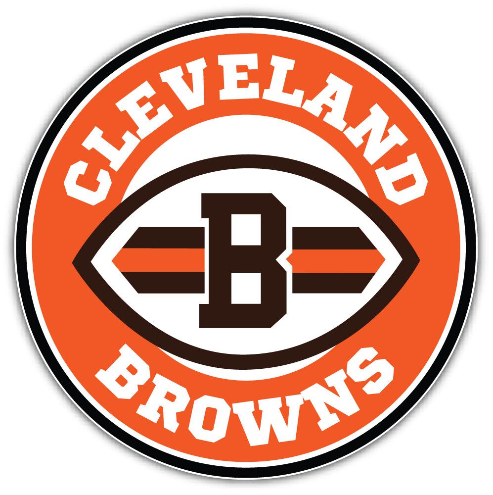 Cleveland Browns Logo - Cleveland Browns NFL Sport Logo Car Bumper Sticker Decal 