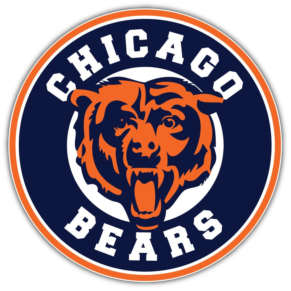 Chicago Bears Logo - Chicago Bears NFL Football Logo Sport Car Bumper Sticker Decal 