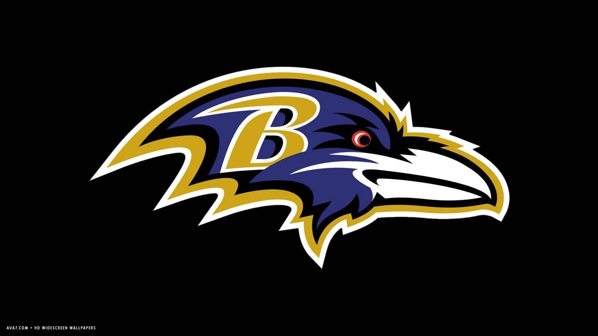 Baltimore Ravens Logo - Download Nfl Teams Baltimore Ravens Logo Wallpaper | Wallpapers.com