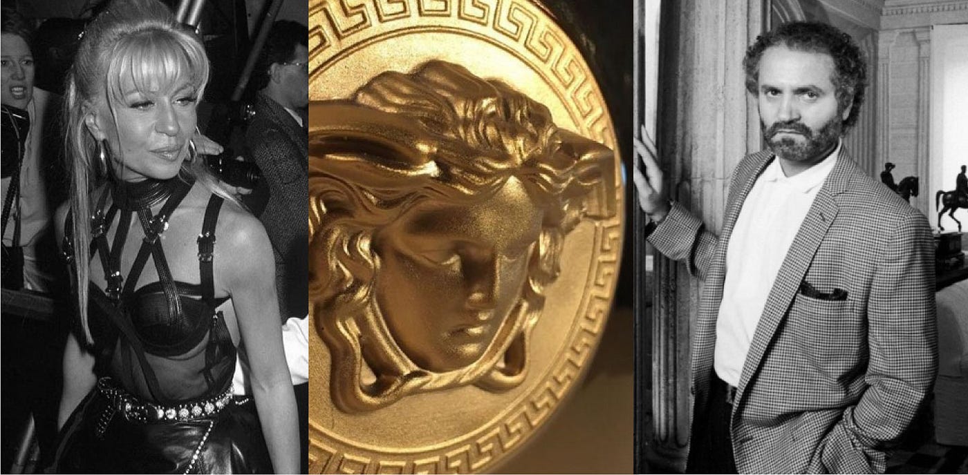 Versace Logo - Gianni Versace Logo History: The Powerful Allure of the Medusa Head | by  Storealimie | Medium