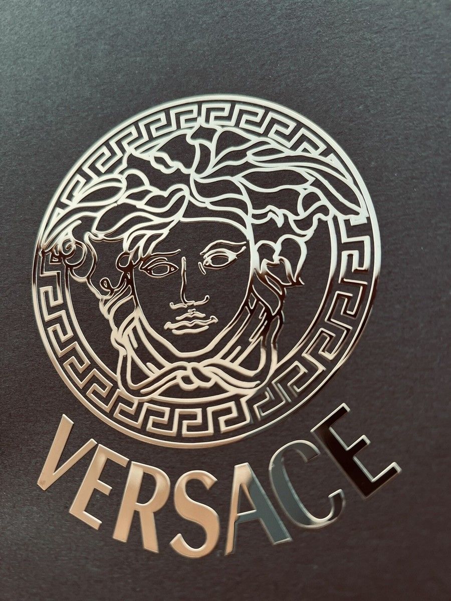 Versace Logo - Sticker Versace Medusa Logo Stickers BIG SIZE Colour GOLD ,Stickers Emblem  Label | eBay
