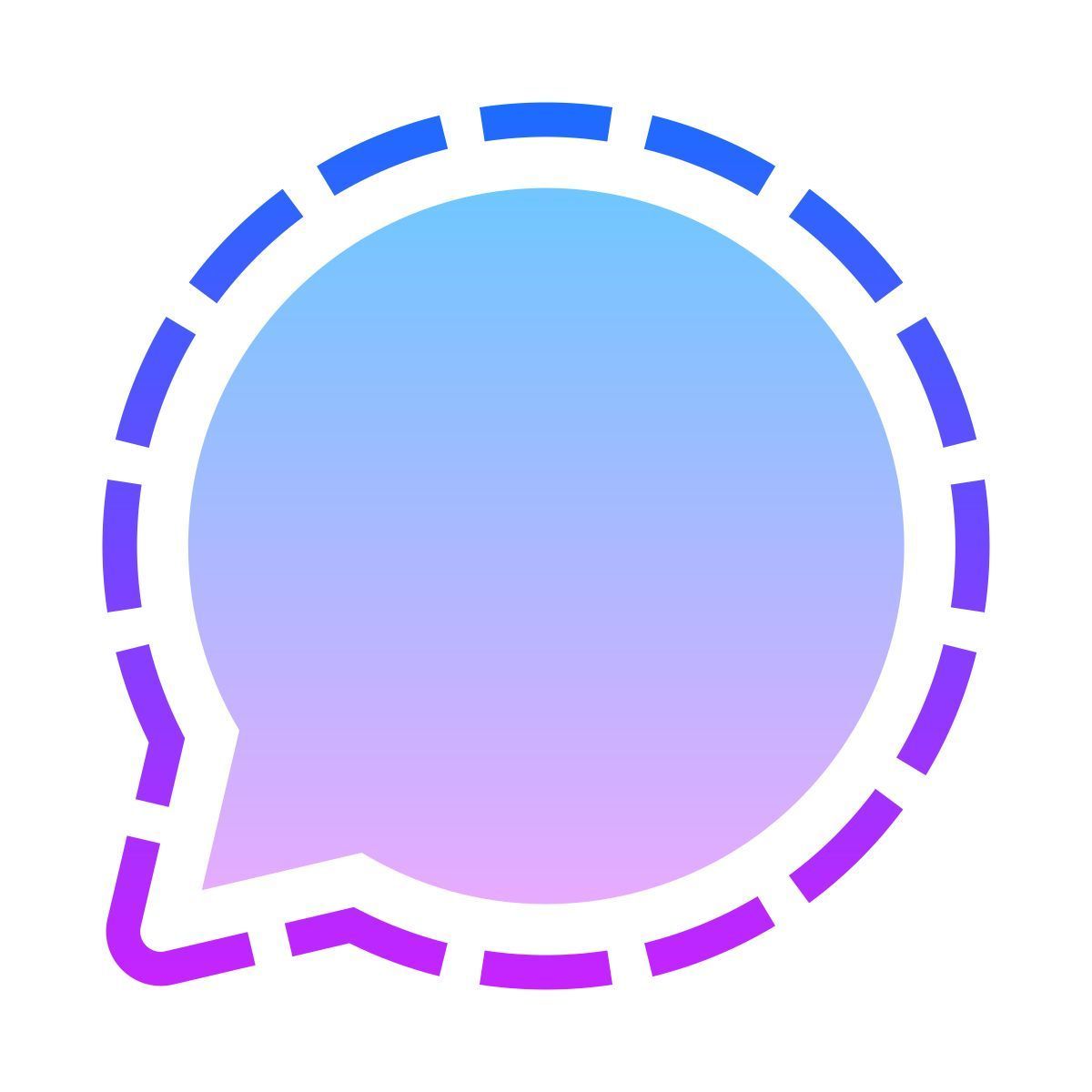 Signal App Logo - Signal App gradient icon in PNG, SVG