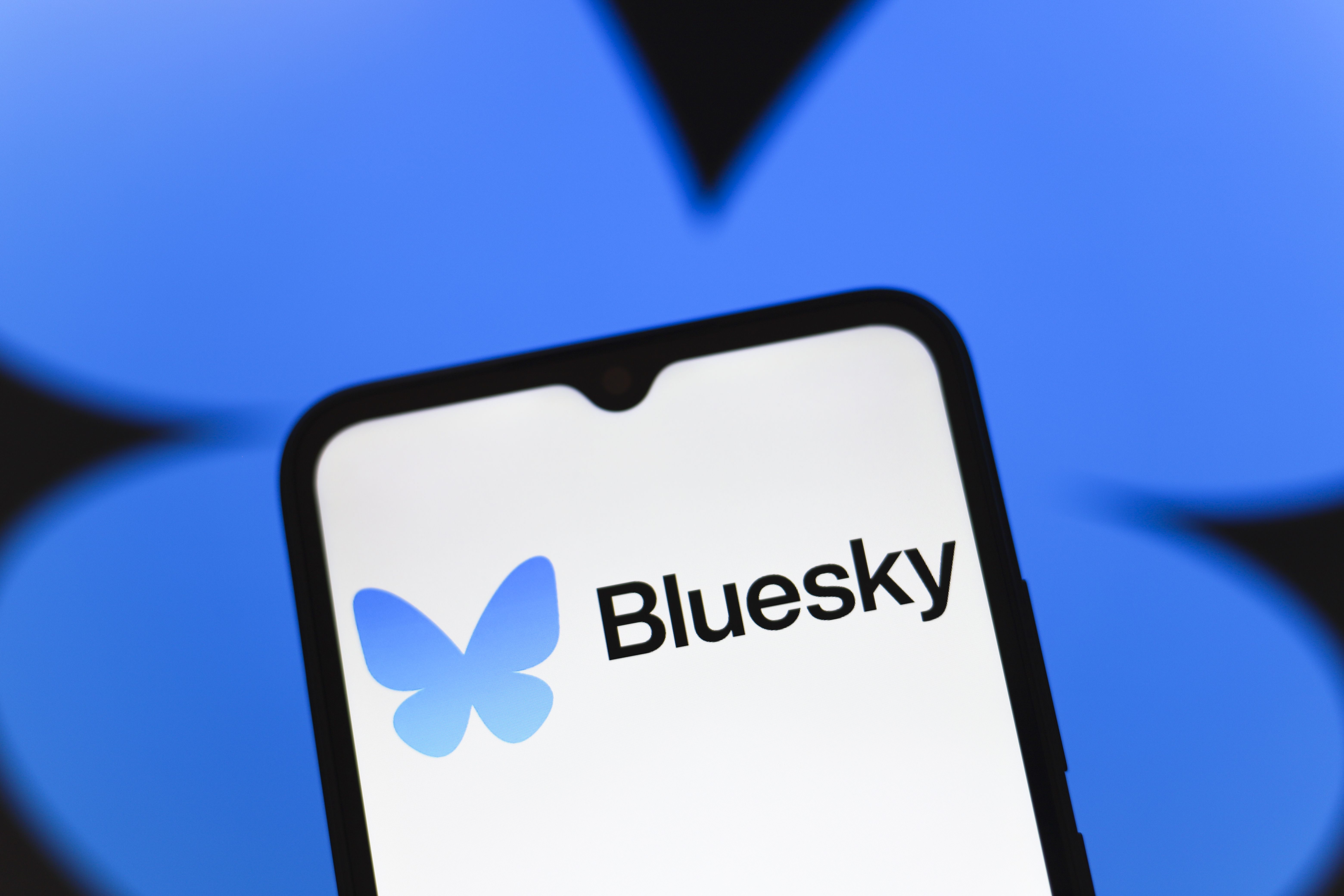 Bluesky Logo - Bluesky announces moderation changes focused on better tracking, improved  transparency | TechCrunch