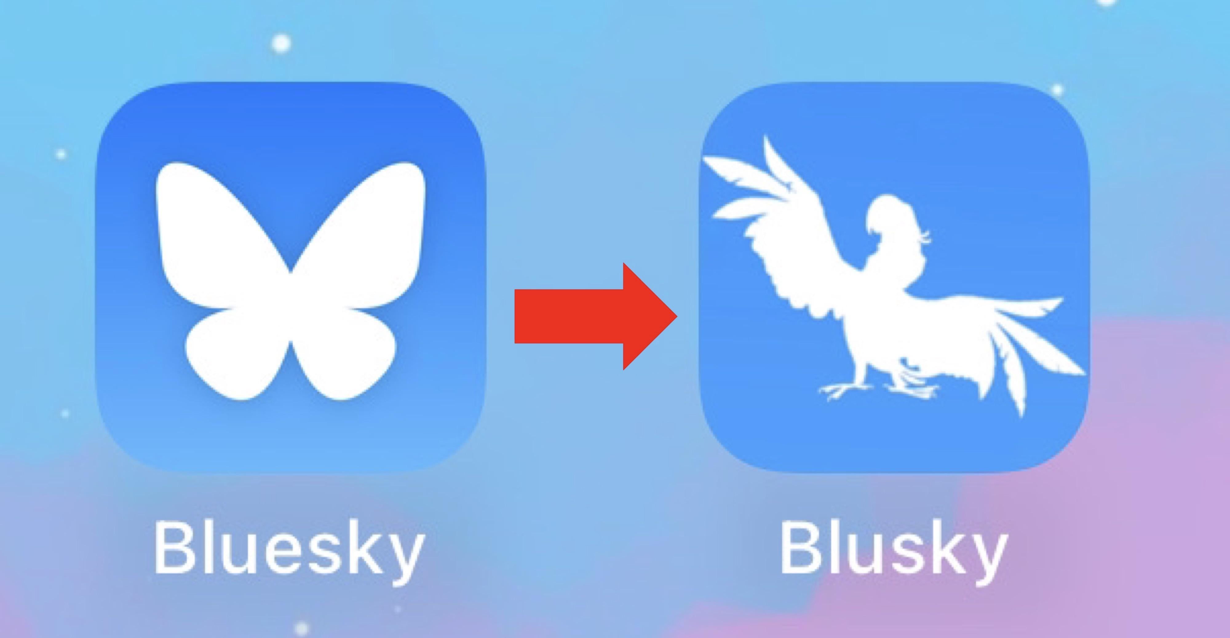Bluesky Logo - I made a custom icon for the new Bluesky social media (made by former  Twitter staff) based on Rio, which coincidentally, was made by a studio  called Blue Sky. : r/RioMovie