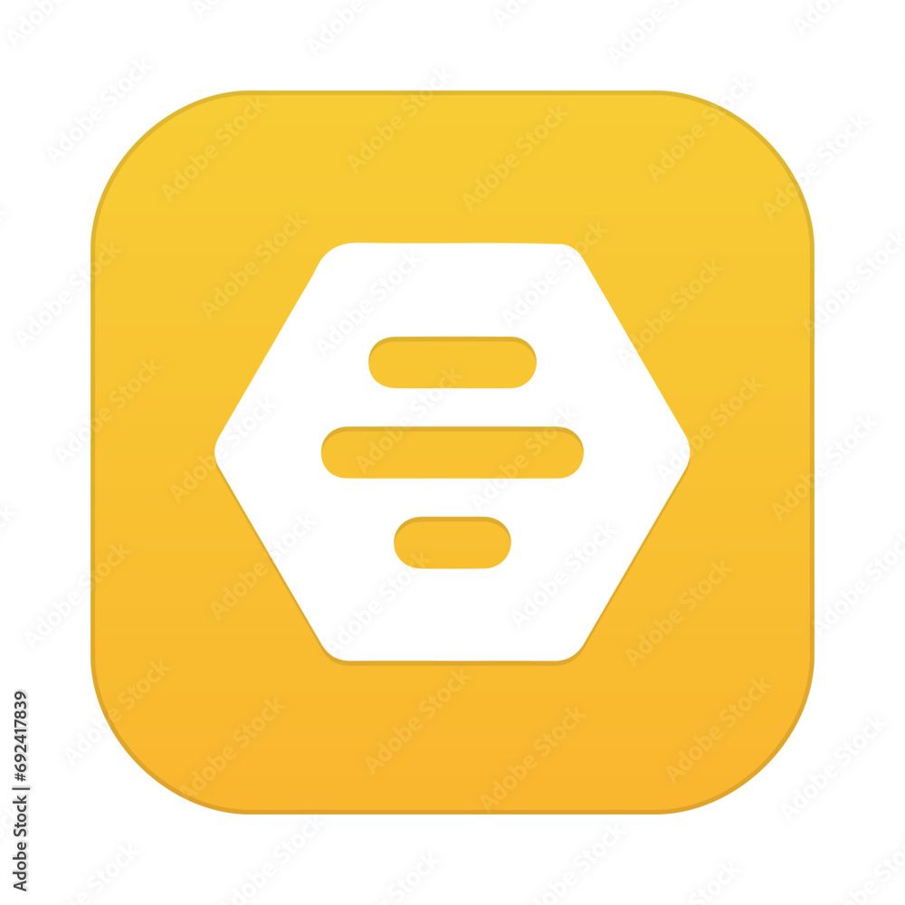 Bumble Logo - Bumble app icon. Social networking app for dating. Stock Vector | Adobe  Stock