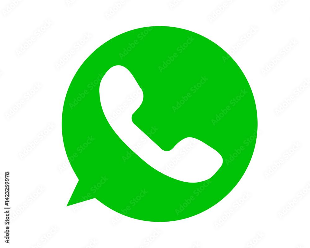 Whatsapp Logo - Popular Communication App WhatsApp Logo Icon Editorial Vector. Stock Vector  | Adobe Stock