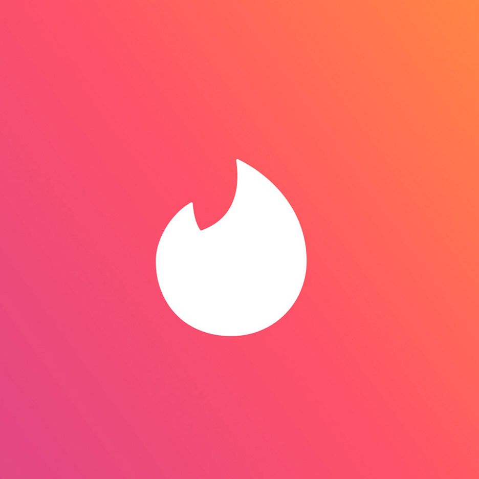Tinder Logo - Tinder replaces wordmark with pink and orange flame logo