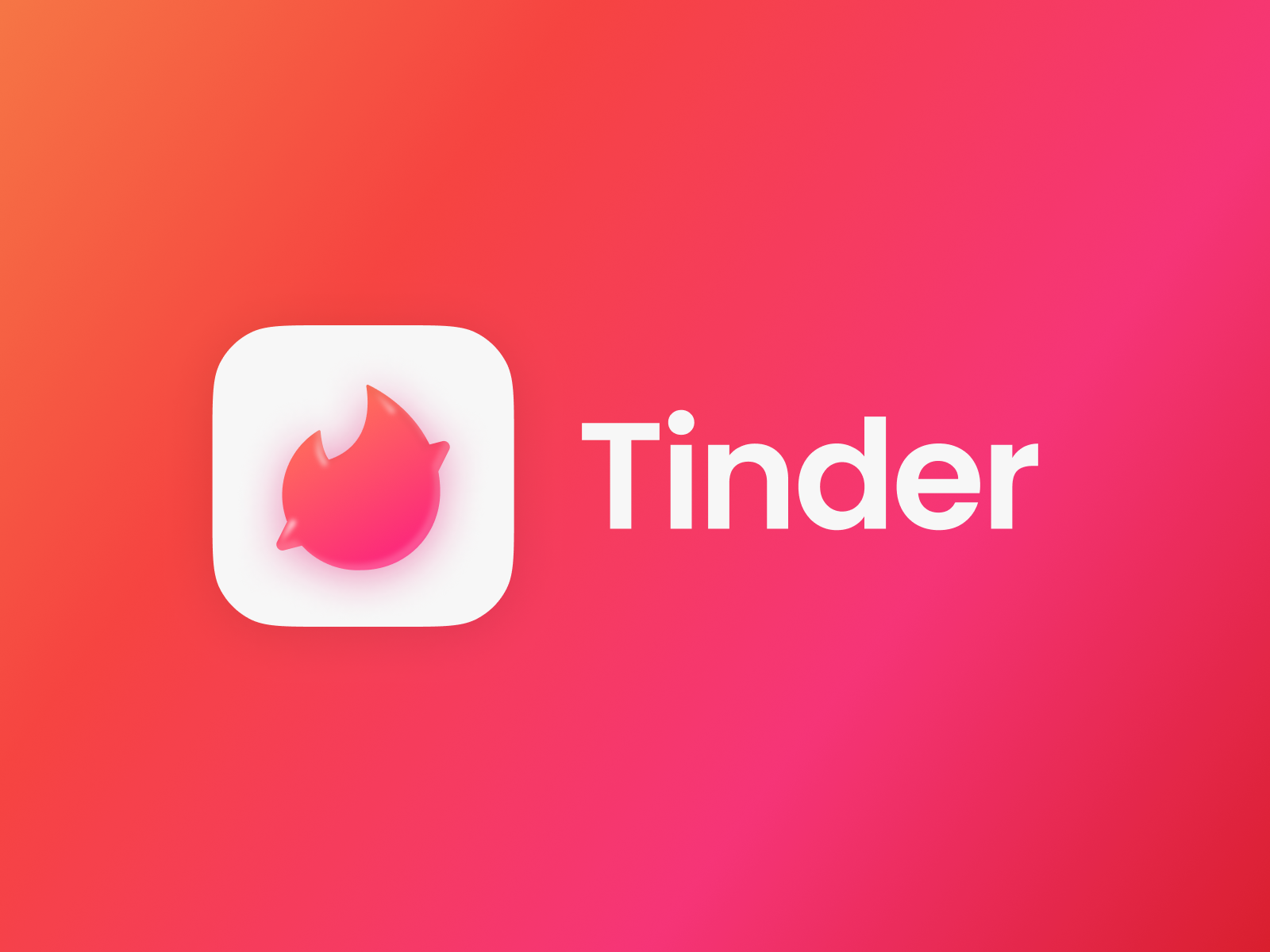 Tinder Logo - Tinder - App icon redesign concept #19 by Eddy on Dribbble