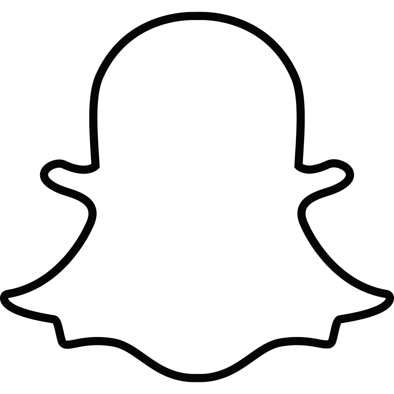 Snapchat Logo - Snapchat logo - Free vector icons on creazilla.com