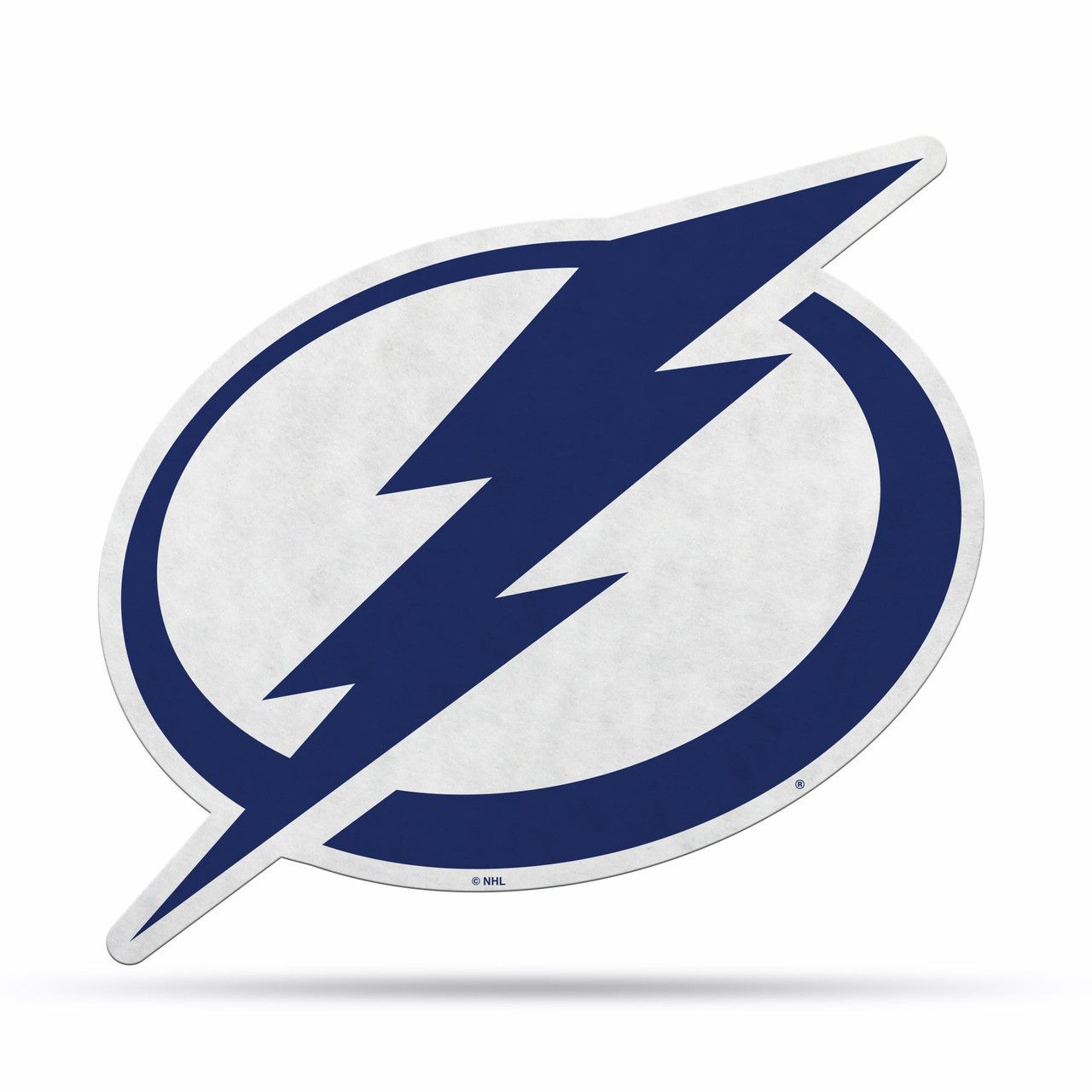 Tampa Bay Lightning Logo - Tampa Bay Lightning Pennant Shape Cut Logo Design