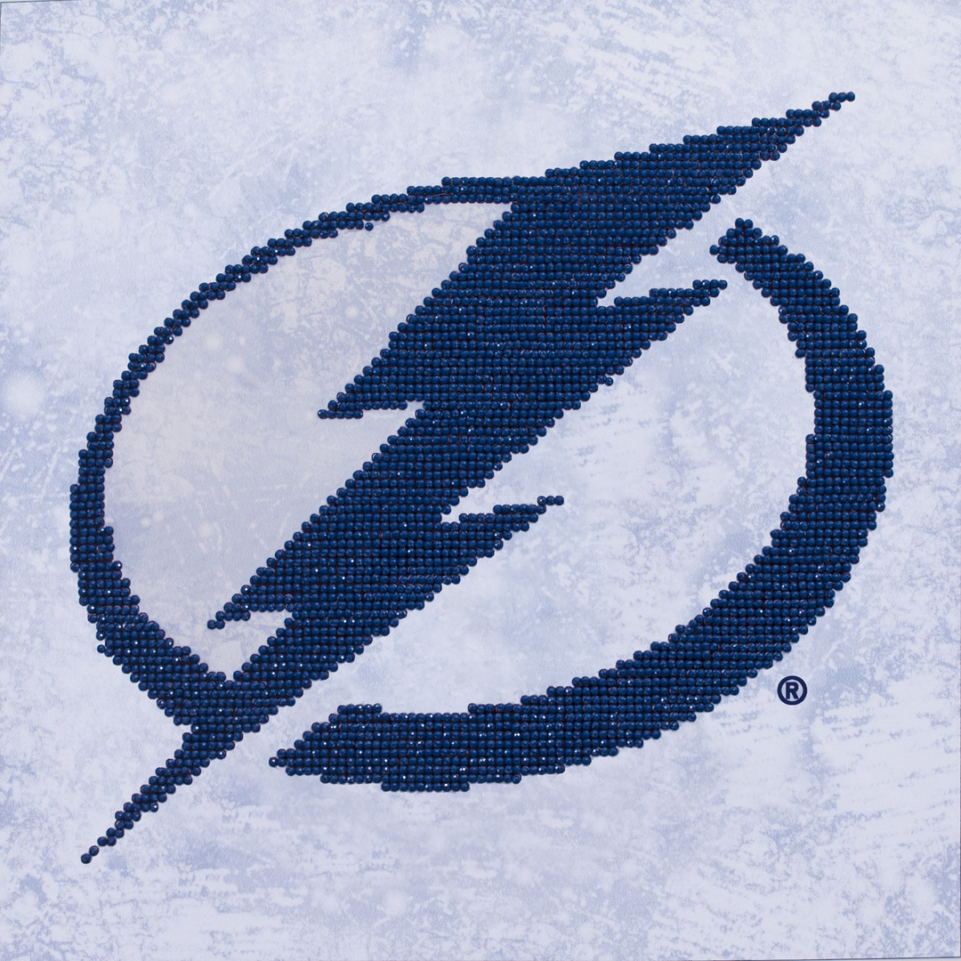 Tampa Bay Lightning Logo - NHL Tampa Bay Lightning | Diamond Painting Kits Hockey | Diamond Dotz –  DIAMOND DOTZ